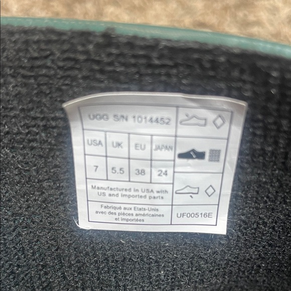 UGG Sienna Pine Green Rain‎ Boots size 7 - Picture 7 of 12